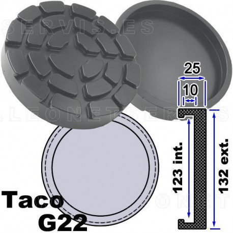 TACO 132 MM ( RAVAGLIOLI ) 123 INT 132 EXT
