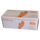 GUANTE NARANJA DIAMANTADO TALLA L (100 UND) 8.5 GR