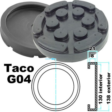 TACO 130X139MM CASCOS,AGM.CORCHI.WEBER