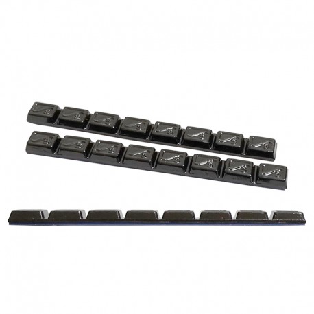 TIRA MOTO NEGRA 5/5 706 ADHESIVO 40G (50 UND)