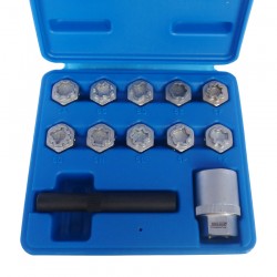 JUEGO DE VASOS PARA TORNILLOS ANTIRROBO - MERCEDES