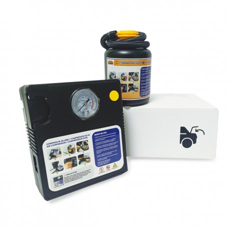 KIT REPARA PINCHAZOS EMERGENCIA RUEDA REPUESTO