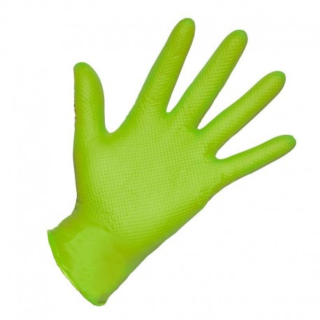 CUBO GUANTE  DIAMANTADO VERDE M 150 UNDS 8MICRA 