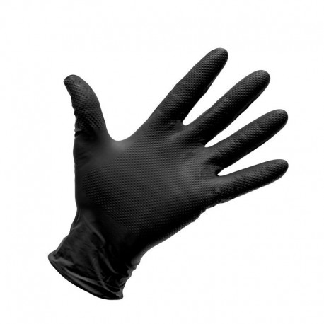  GUANTE ANTISUDOR NEGRO M  CAJA 50 UNDS 7 MICRA