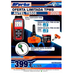 OFERTA LIMITADA SUPER TPMS AUTEL TS508 2025 