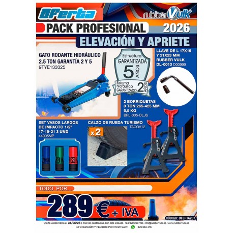 OFERTA PACK PROFESIONAL ELEVACIÓN Y APRIETE 2026