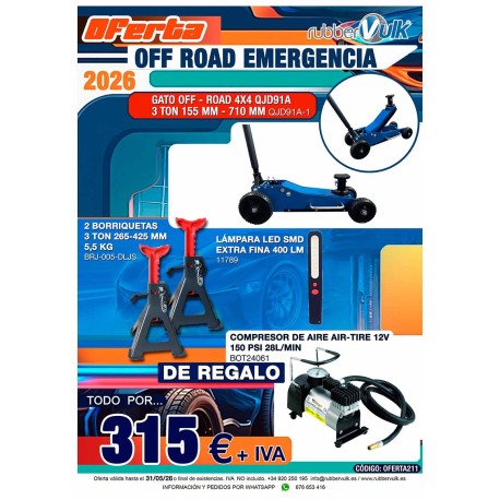 OFERTA OFF ROAD EMERGENCIA 2026