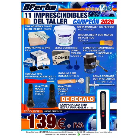 OFERTA 11 IMPRESCINDIBLES DEL TALLER CAMPEON 2026
