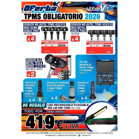 OFERTA TPMS OBLIGATORIO 2026