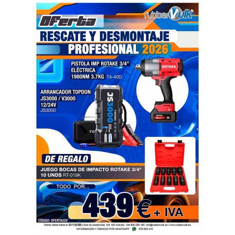 OFERTA RESCATE Y DESMONTAJE PROFESIONAL 2026